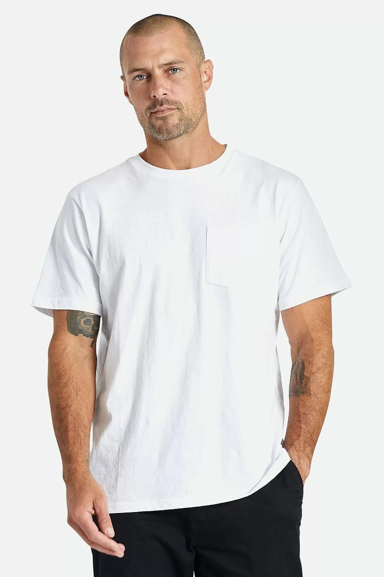 Brixton Hochwertiges S/S-Taschen-T-Shirt Aus Baumwolle<Männer T-Shirts