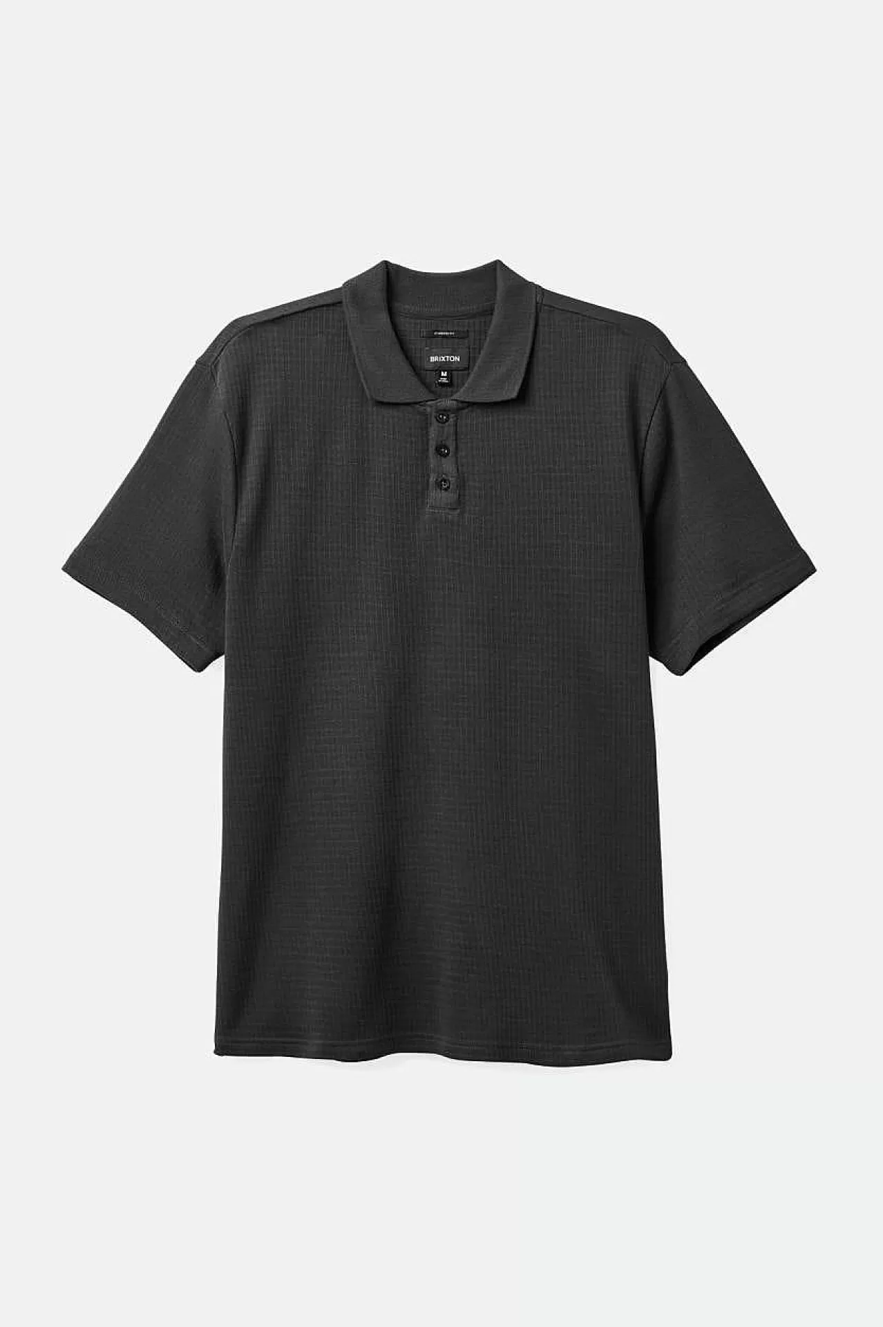 Brixton Waffel-Kurzarm-Poloshirt<Männer Strickwaren Und Hoodies