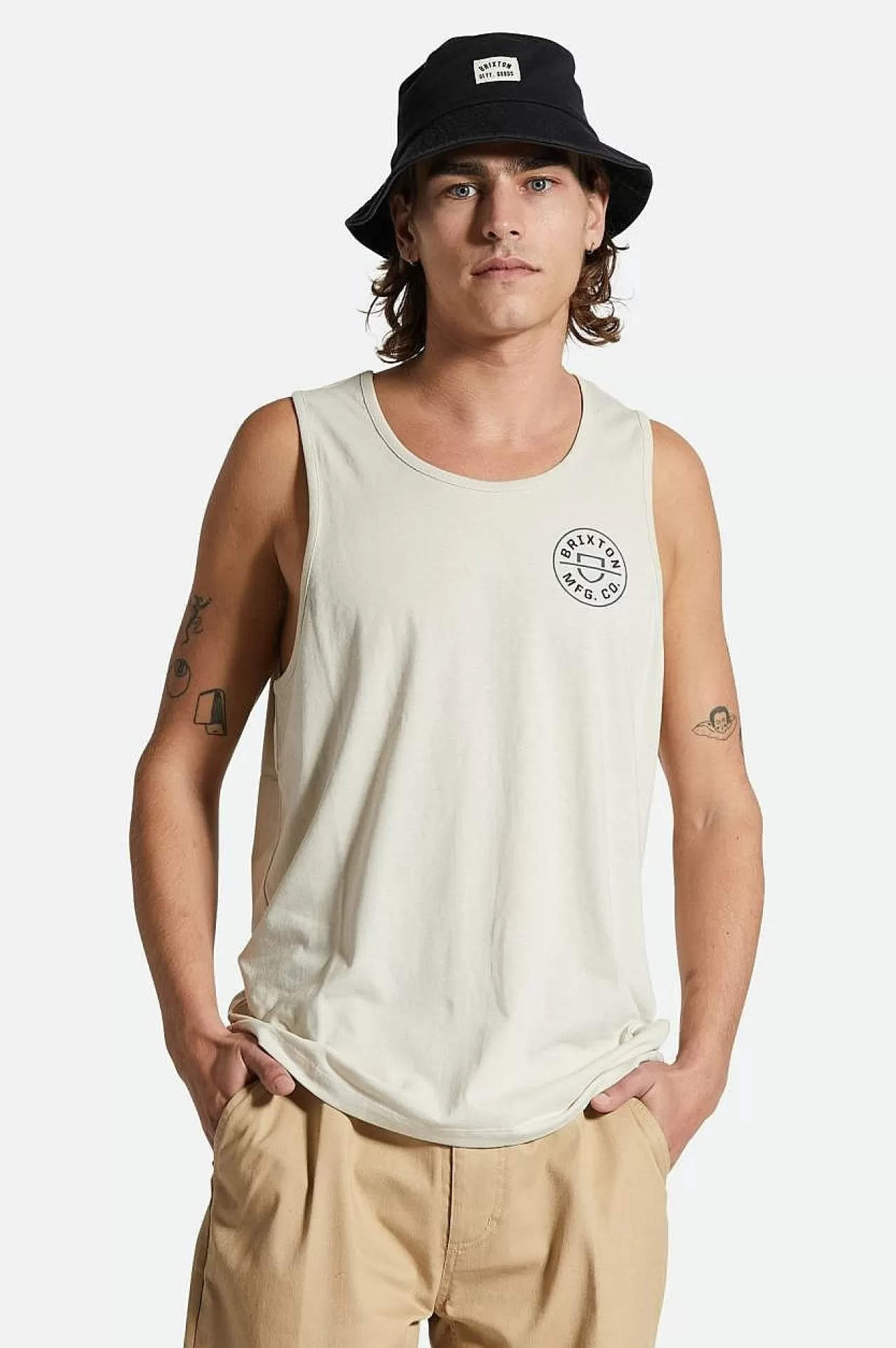 Brixton Wappen-Tanktop<Männer Strickwaren Und Hoodies